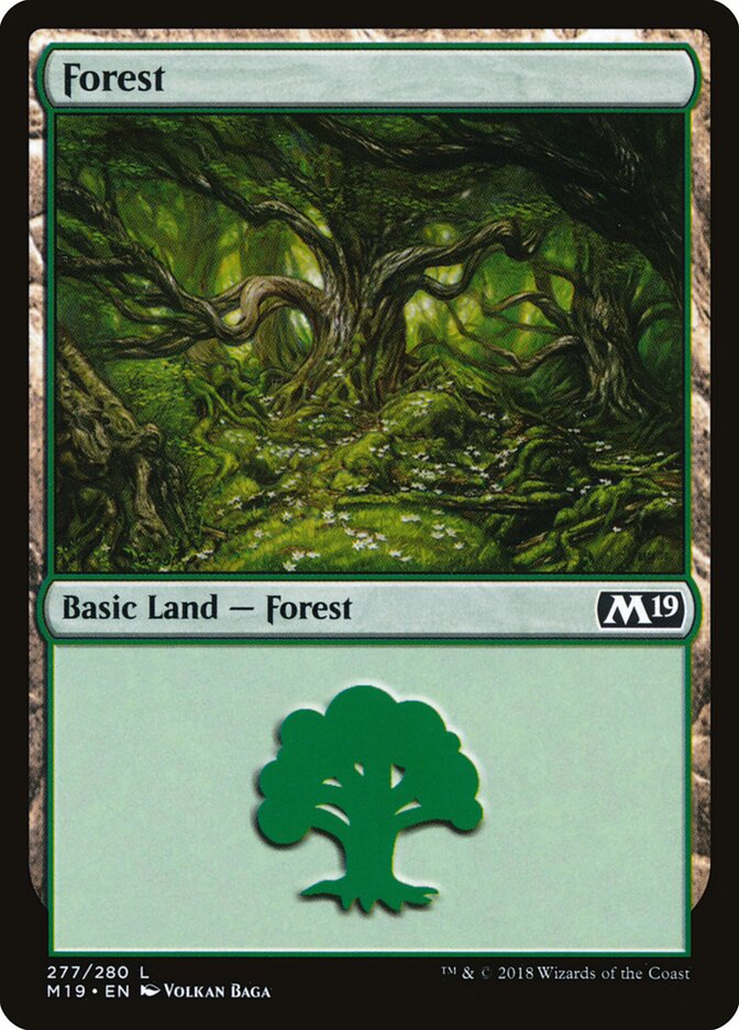 Forest card front