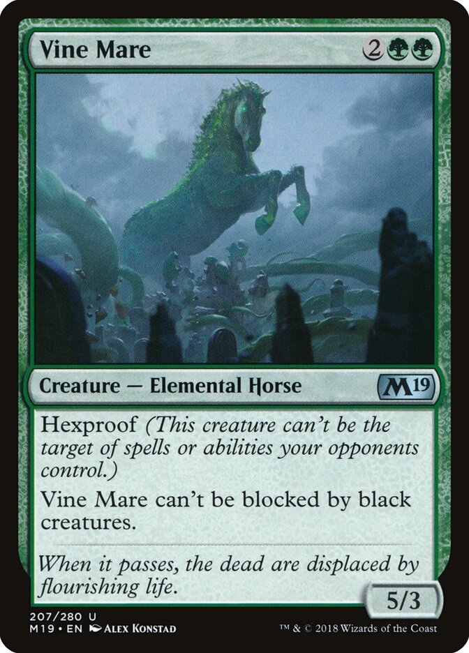 Vine Mare card front