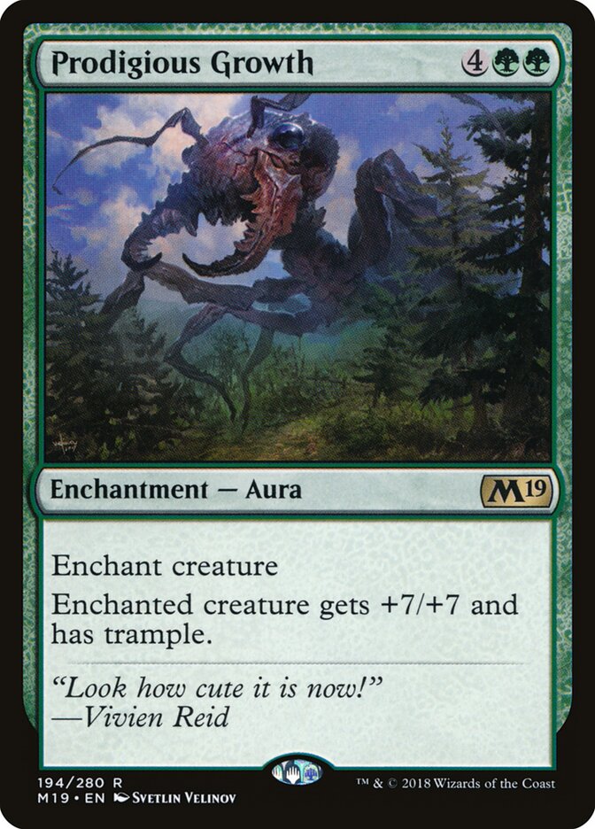 Prodigious Growth card front