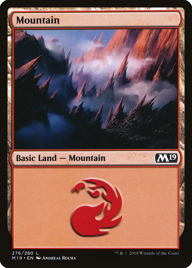 Mountain card front