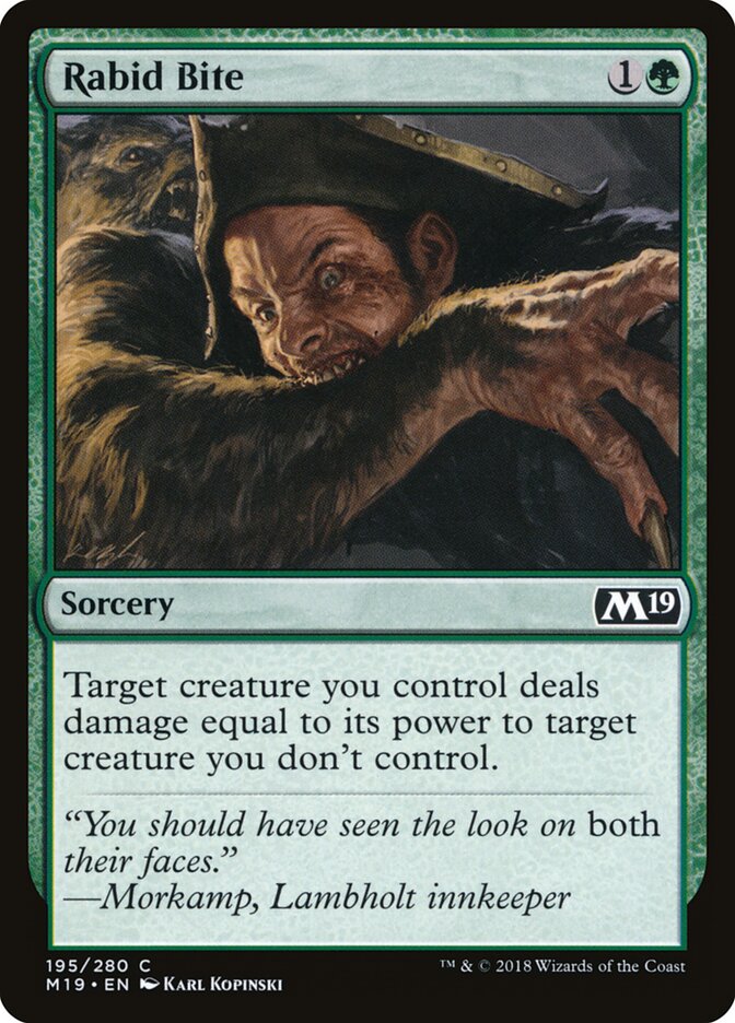 Rabid Bite card front