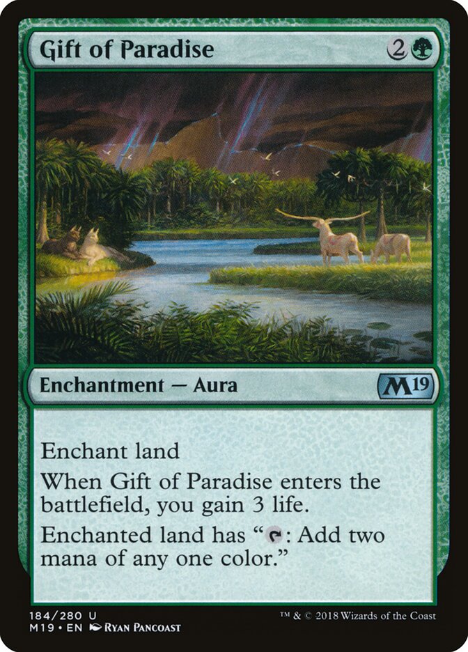 Gift of Paradise card front