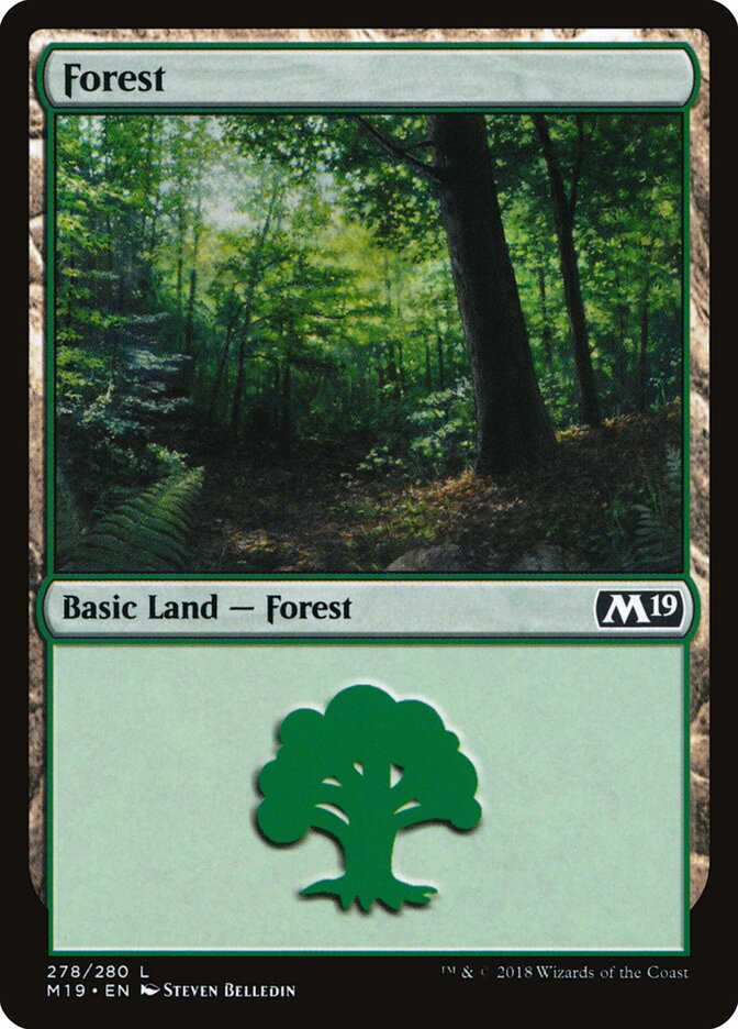 Forest card front