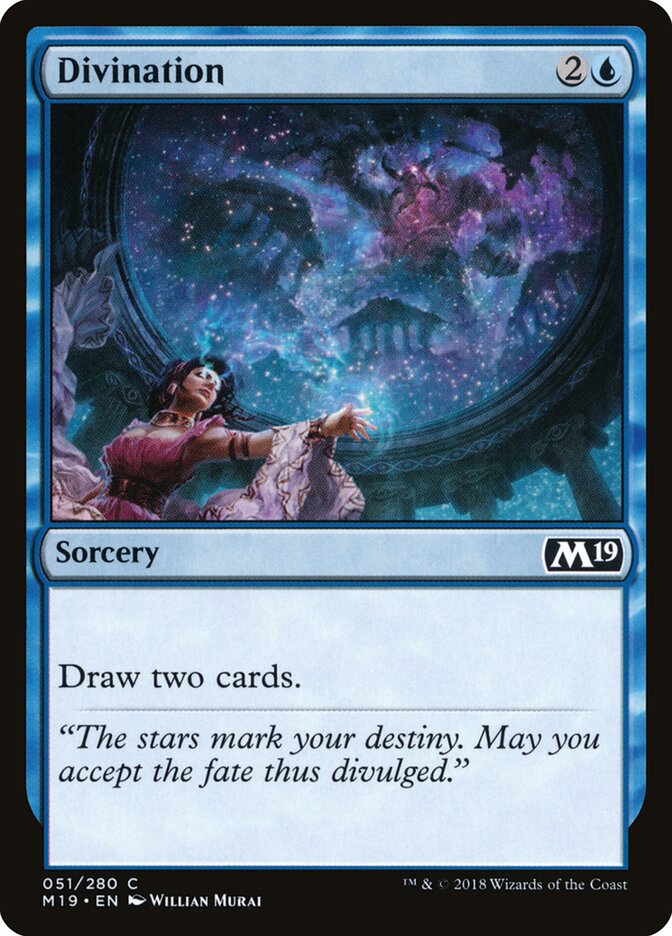 Divination card front