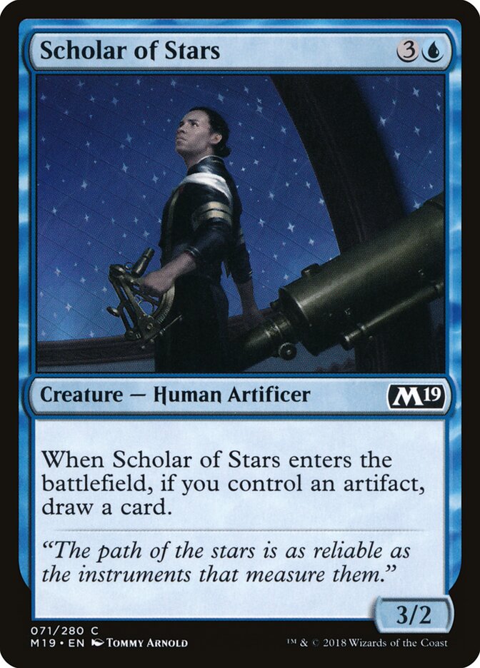 Scholar of Stars card front