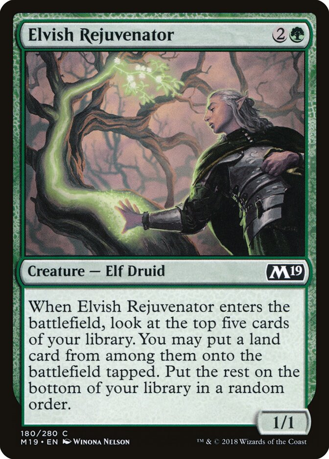 Elvish Rejuvenator card front