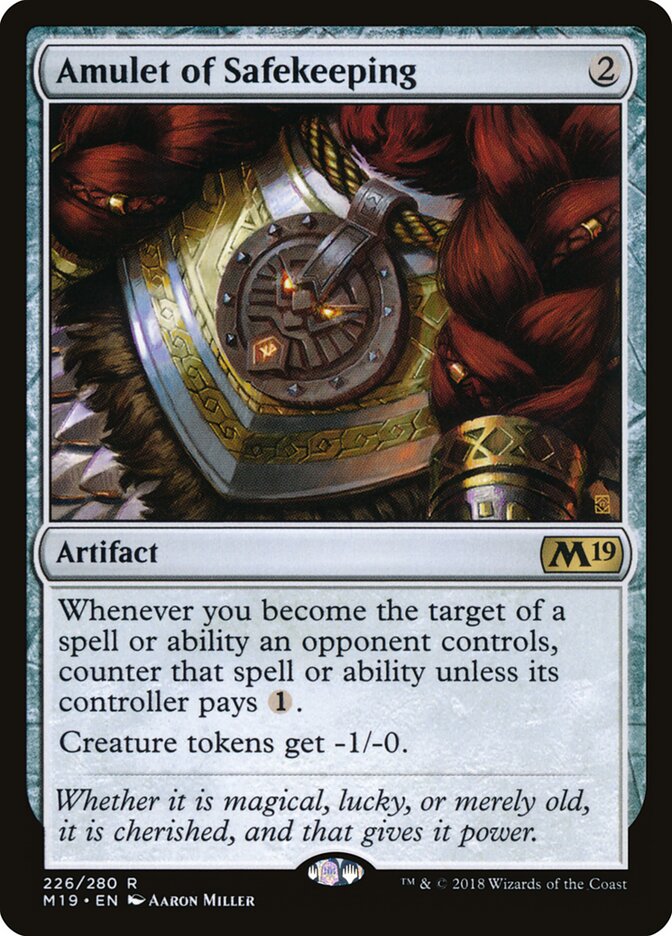 Amulet of Safekeeping card front