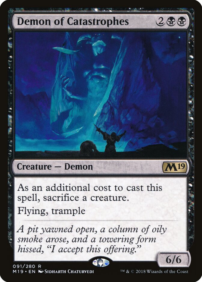 Demon of Catastrophes card front