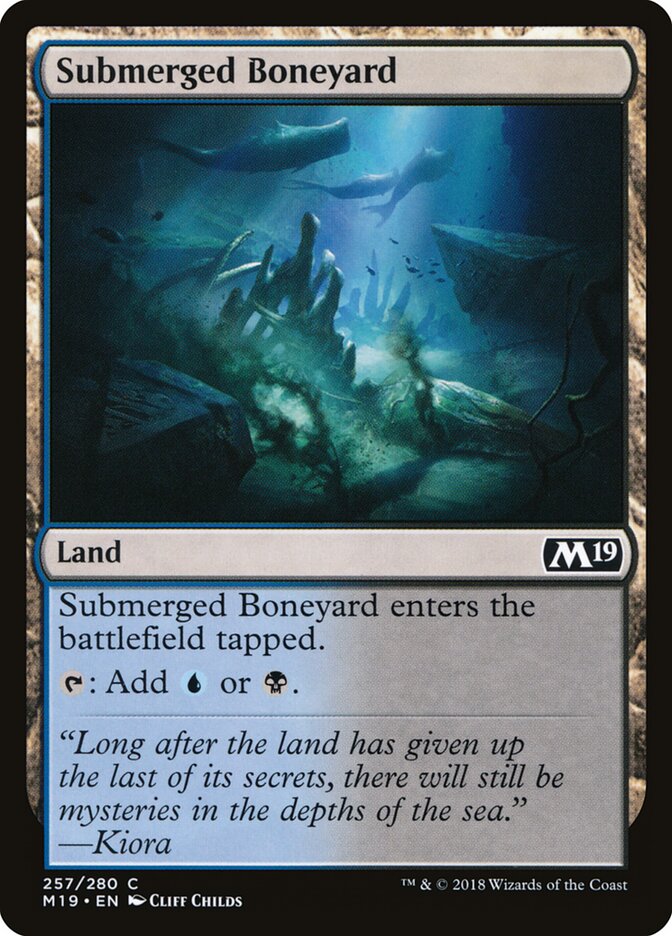 Submerged Boneyard card front