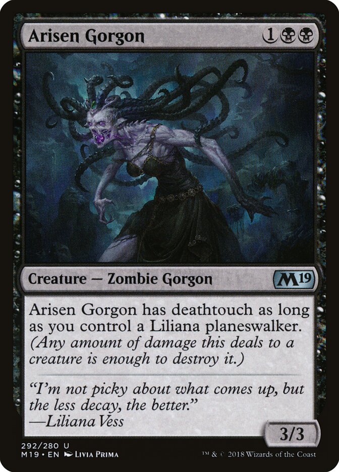 Arisen Gorgon card front