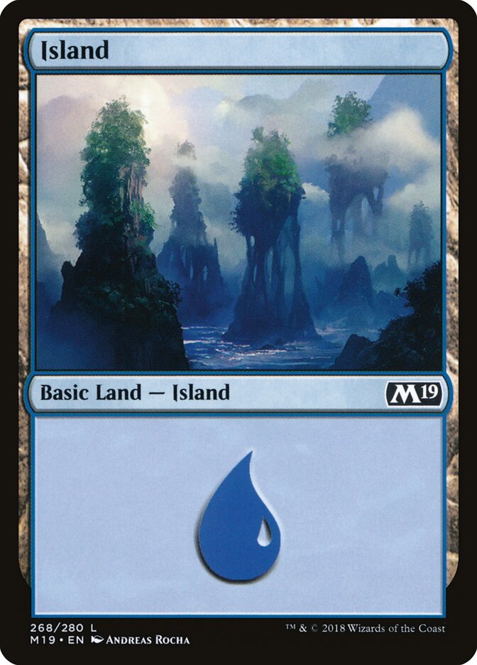 Island card front