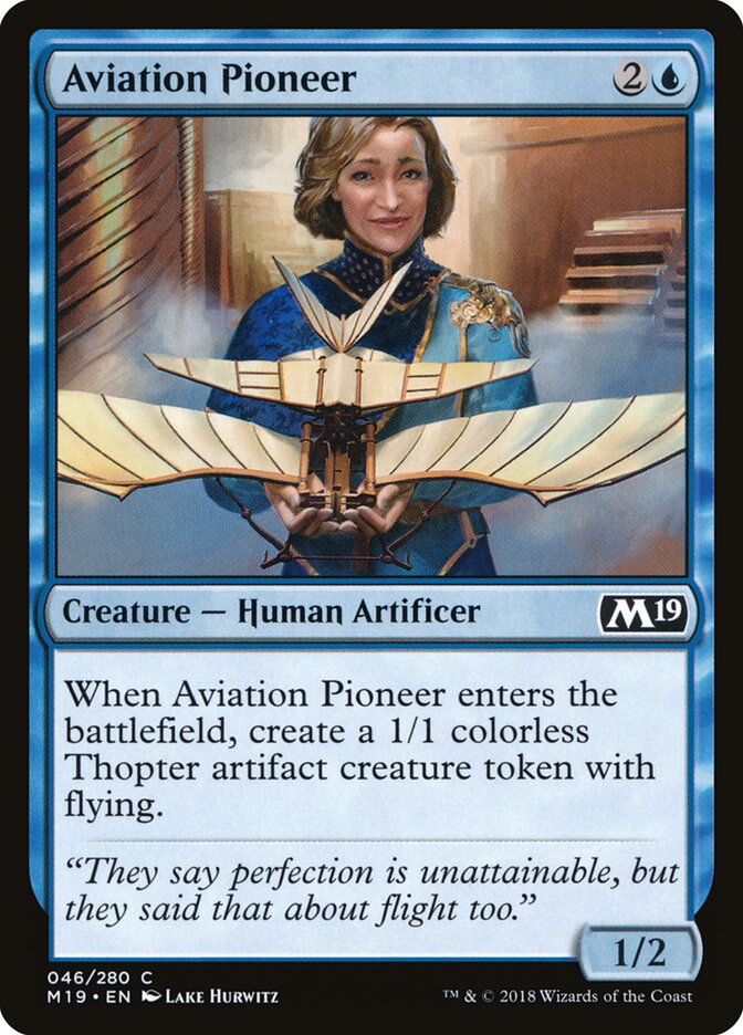 Aviation Pioneer card front