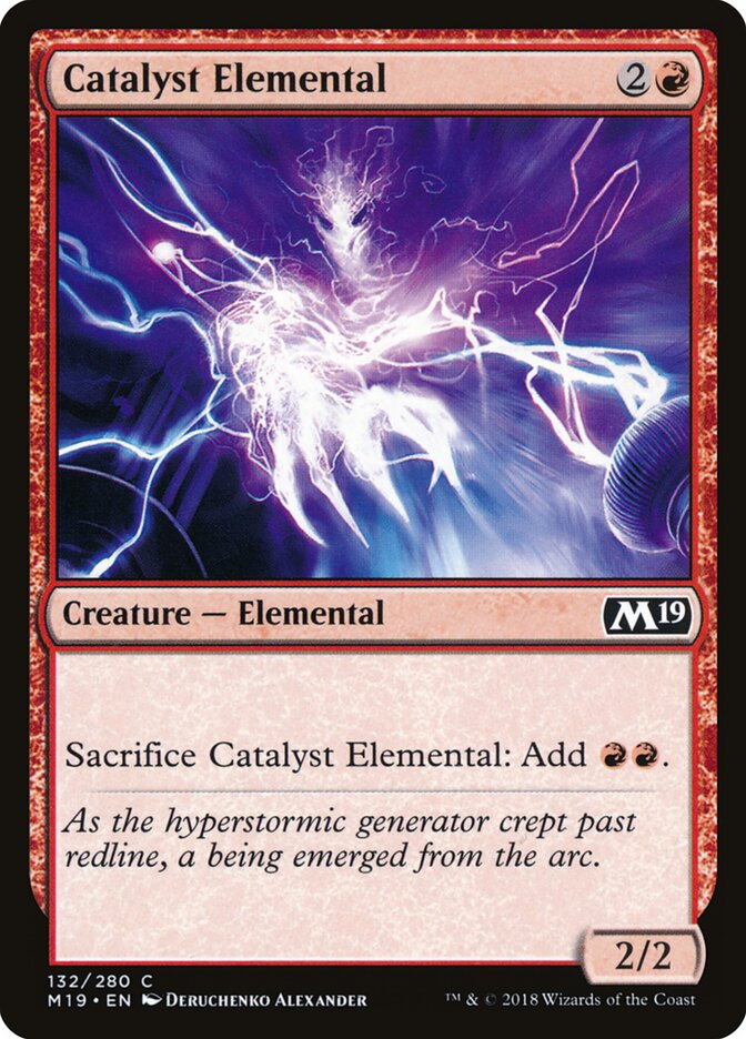 Catalyst Elemental card front