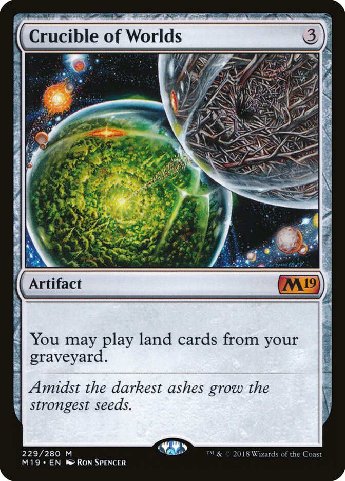 Crucible of Worlds card front