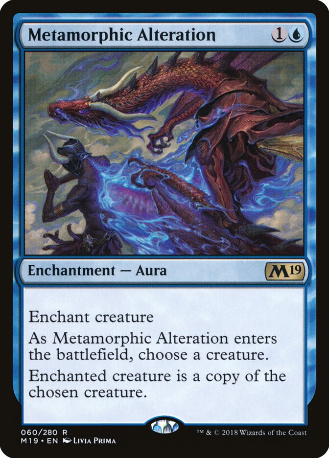 Metamorphic Alteration card front
