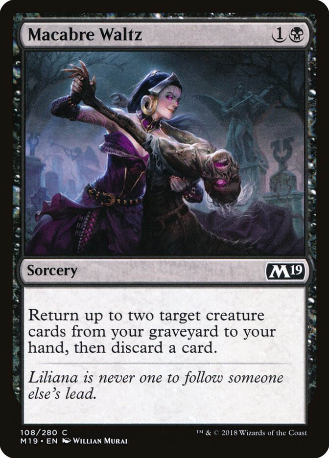 Macabre Waltz card front
