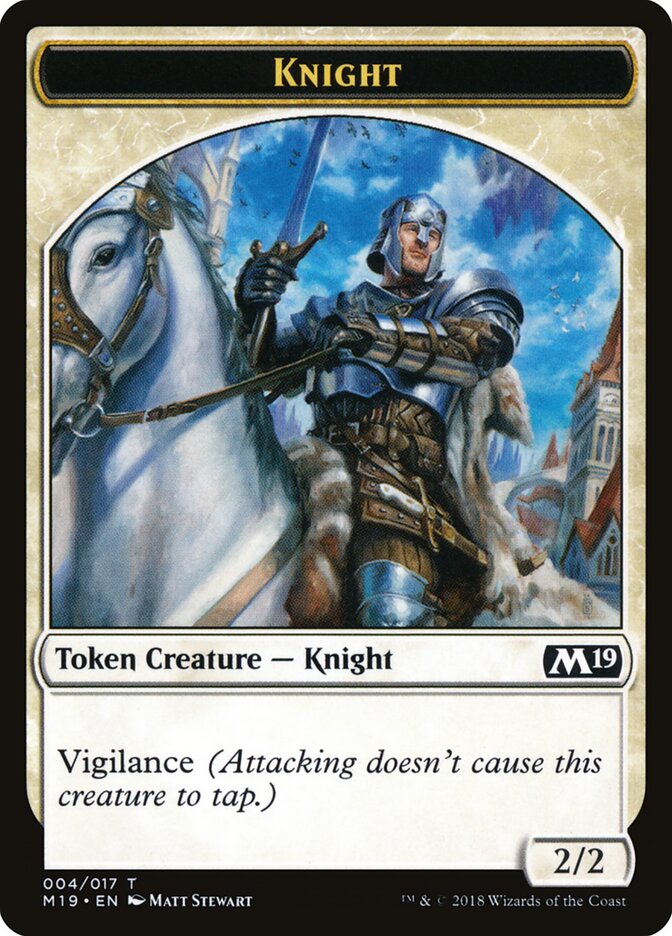 Knight card front