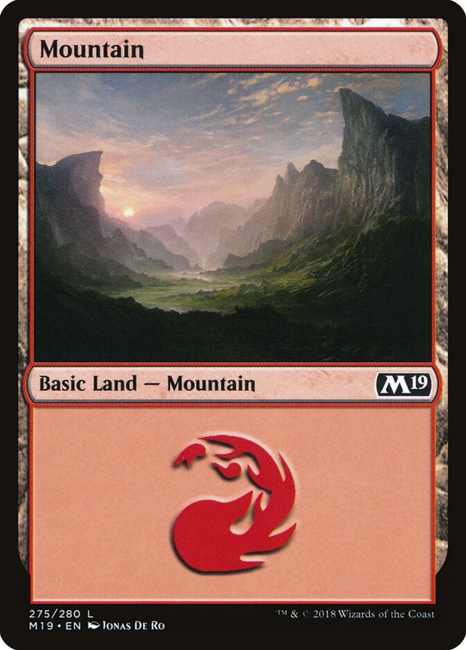 Mountain card front