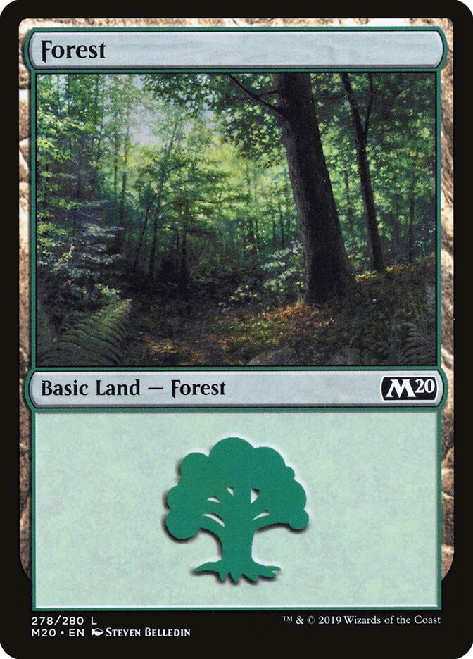 Forest card front