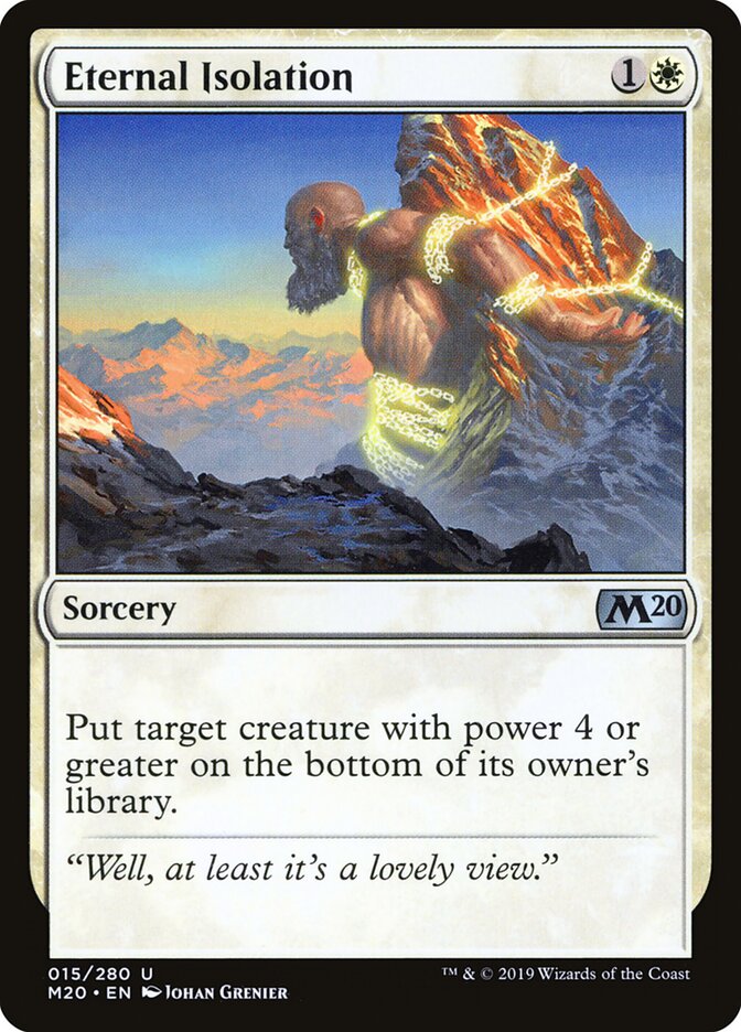 Eternal Isolation card front