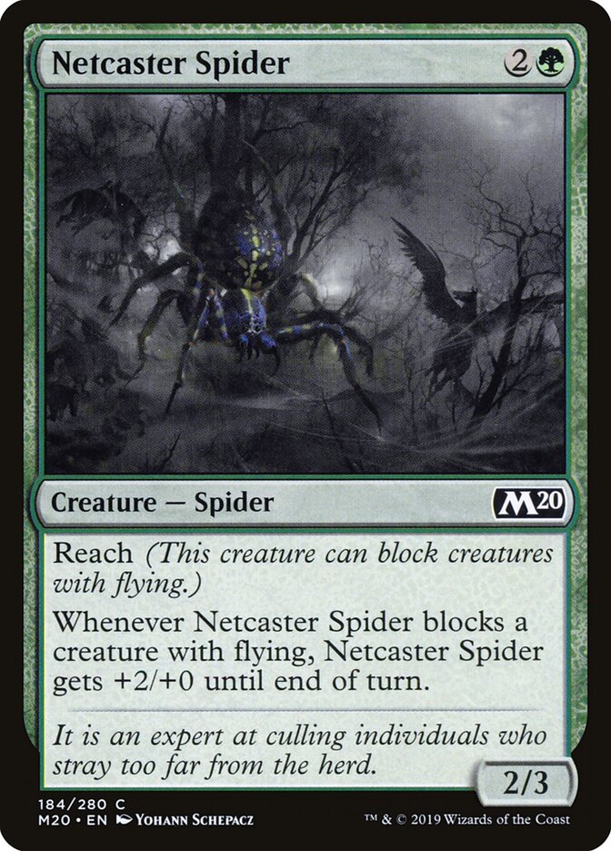 Netcaster Spider card front