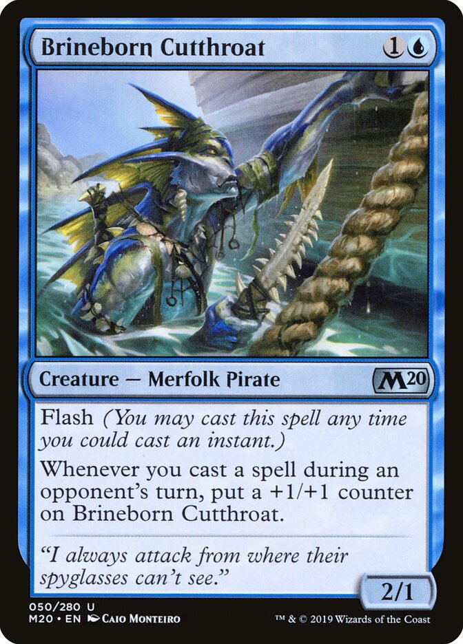 Brineborn Cutthroat card front
