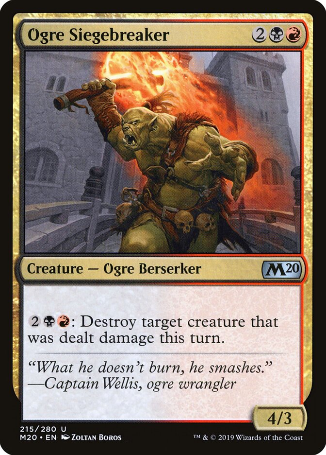 Ogre Siegebreaker card front