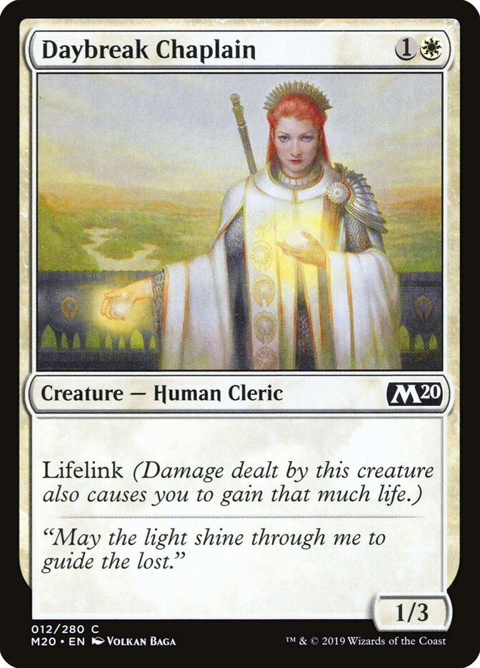 Daybreak Chaplain card front