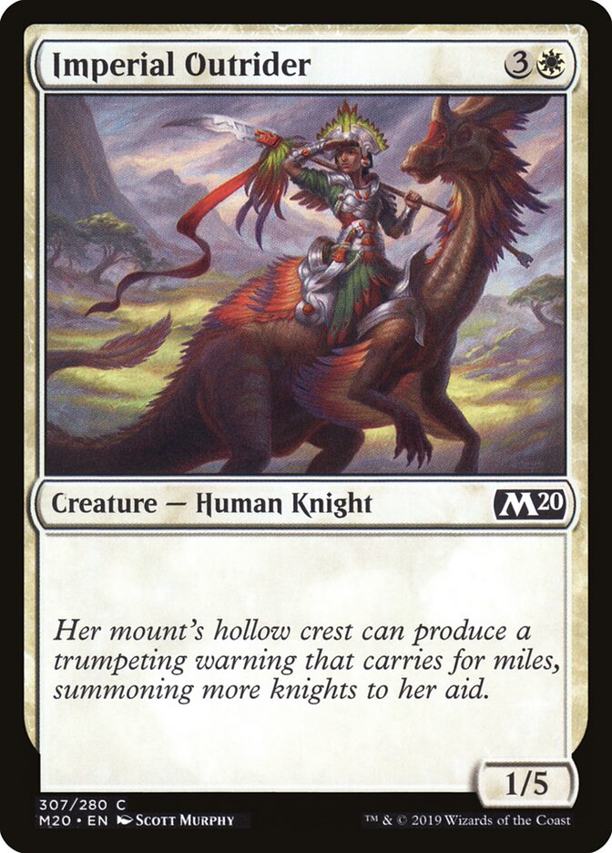 Imperial Outrider card front