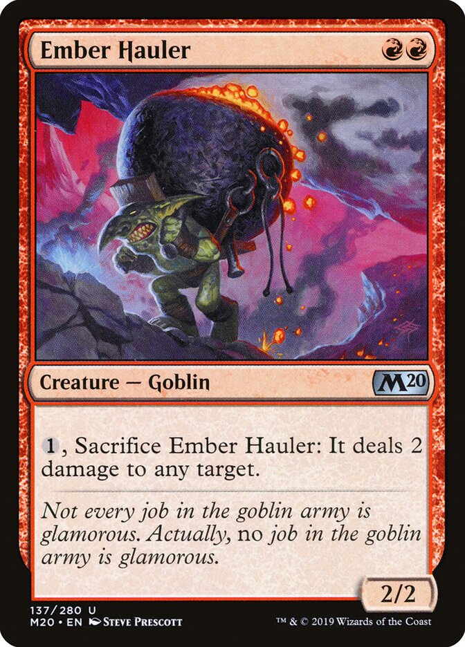 Ember Hauler card front