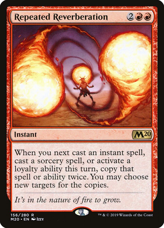Repeated Reverberation card front