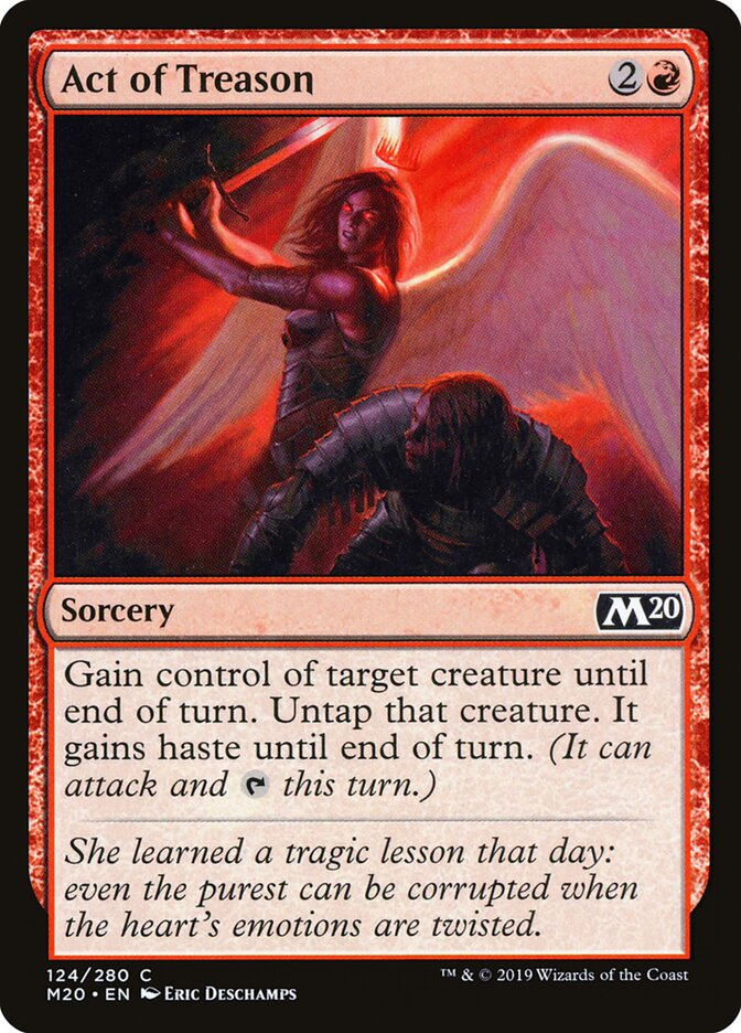 Act of Treason card front