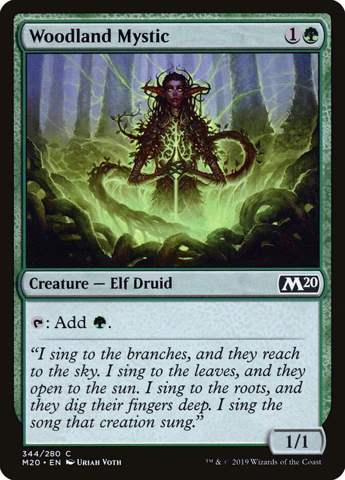 Woodland Mystic card front