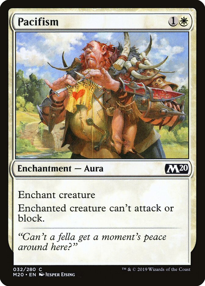 Pacifism card front