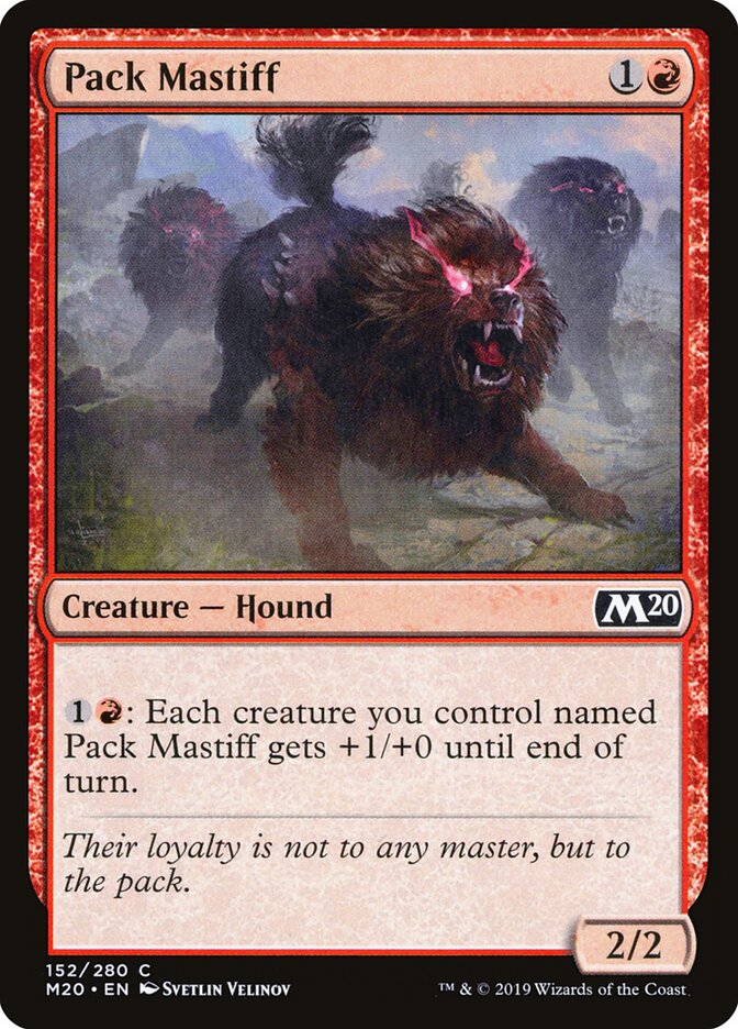 Pack Mastiff card front