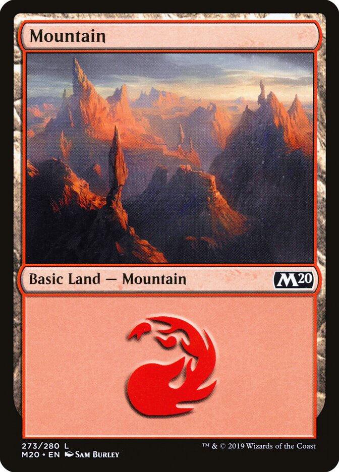 Mountain card front