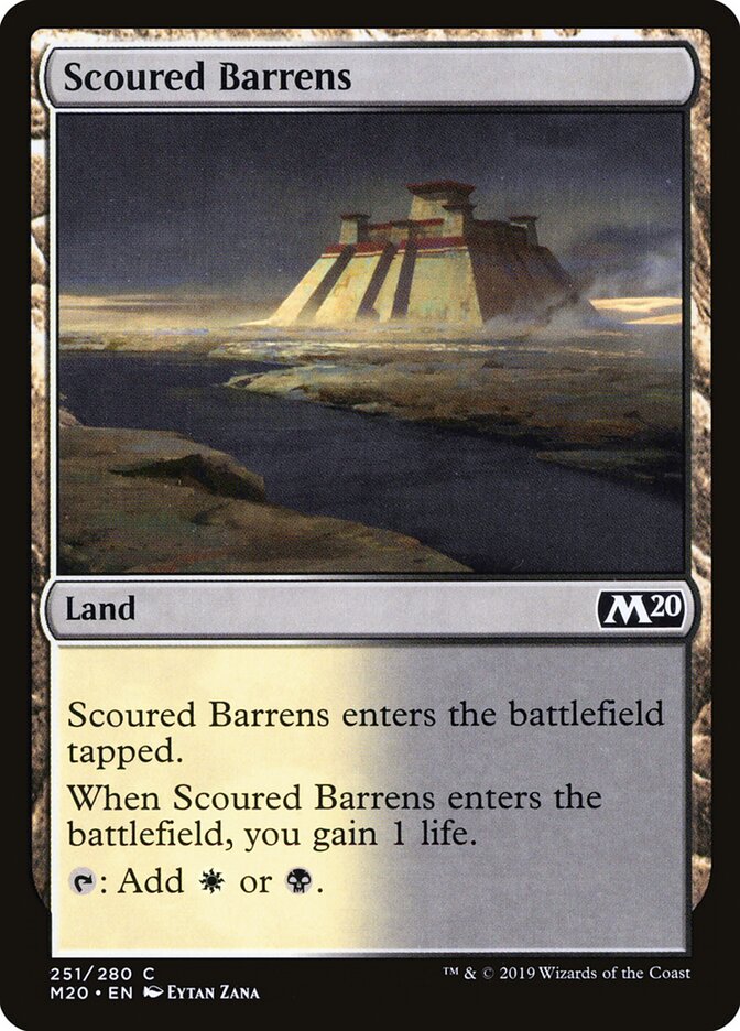 Scoured Barrens card front