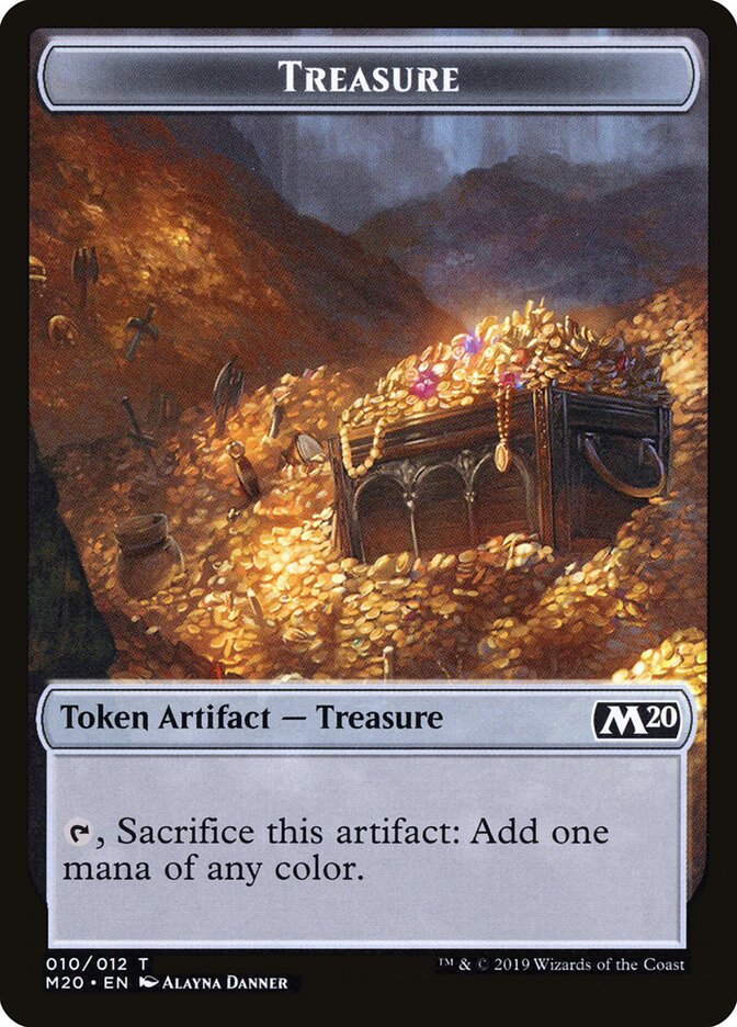 Treasure card front