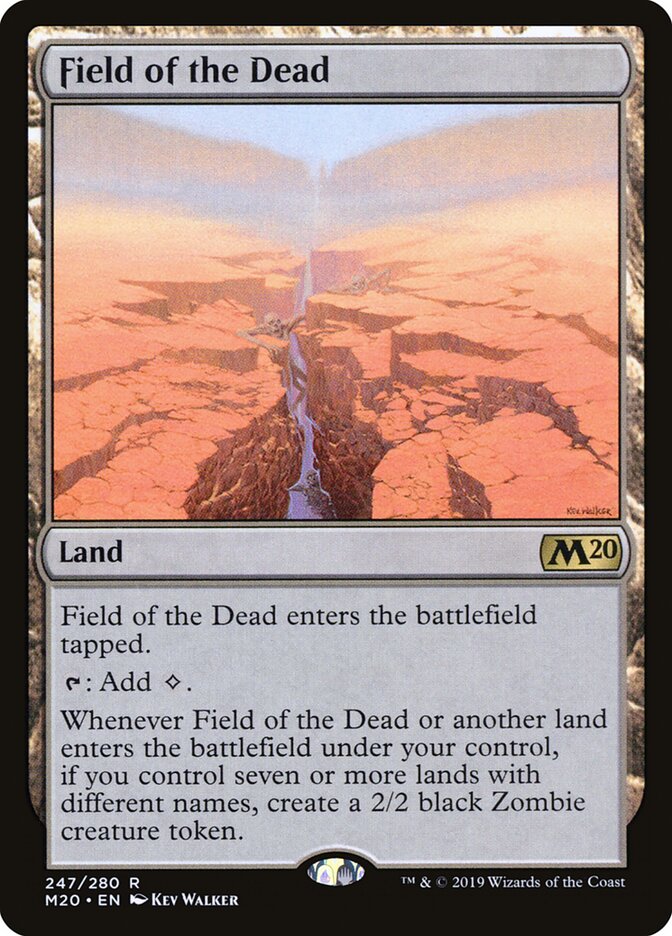 Field of the Dead card front