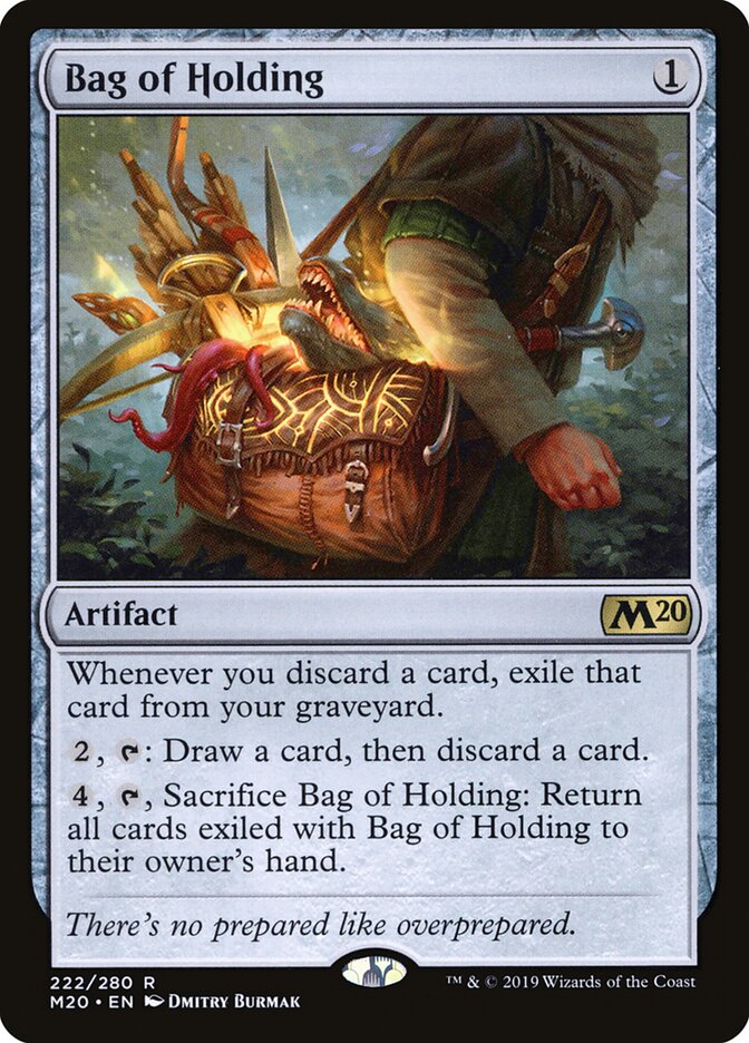 Bag of Holding card front