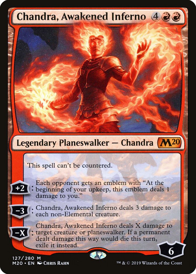 Chandra, Awakened Inferno card front