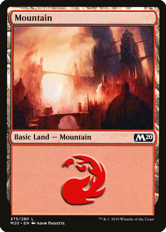 Mountain card front