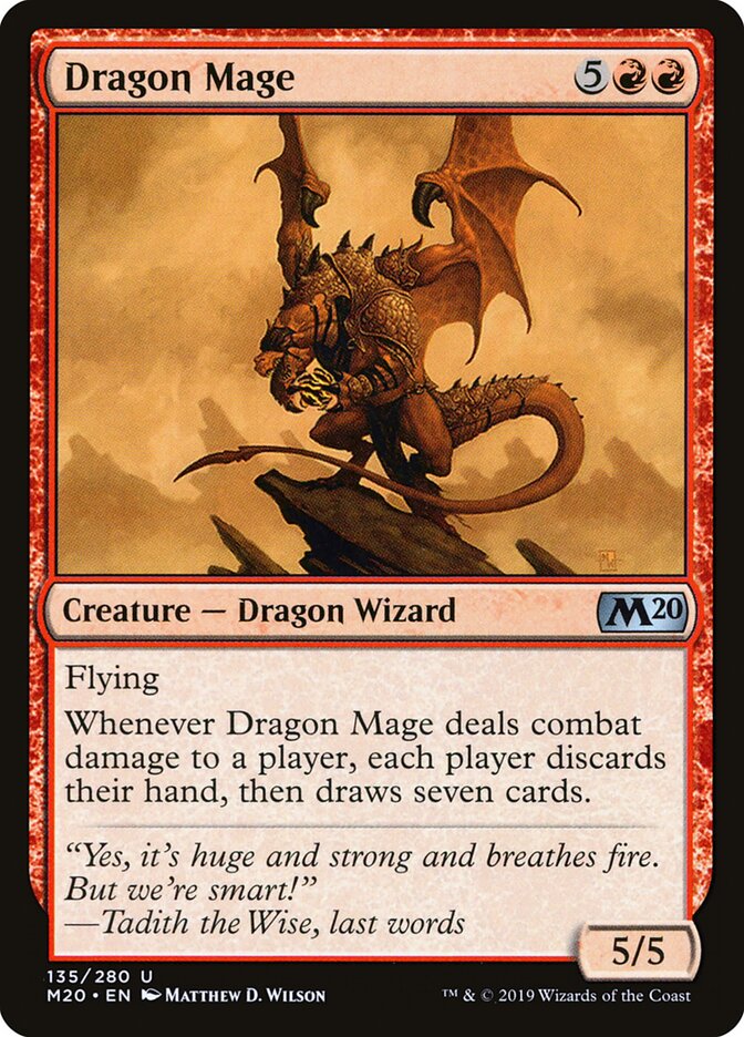 Dragon Mage card front
