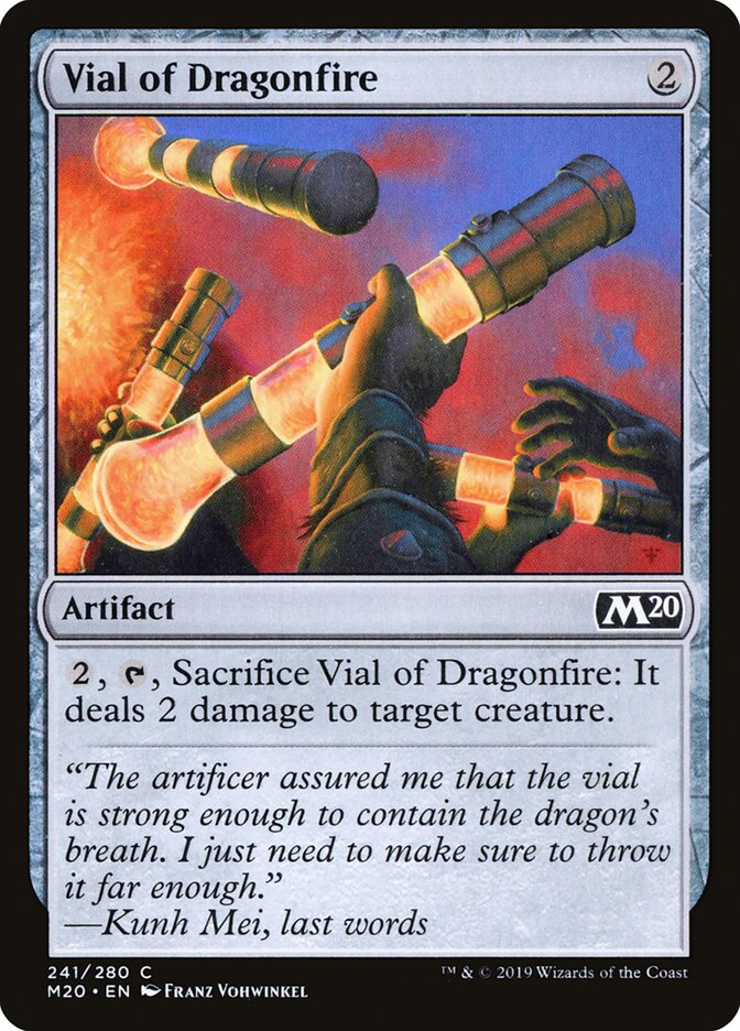 Vial of Dragonfire card front