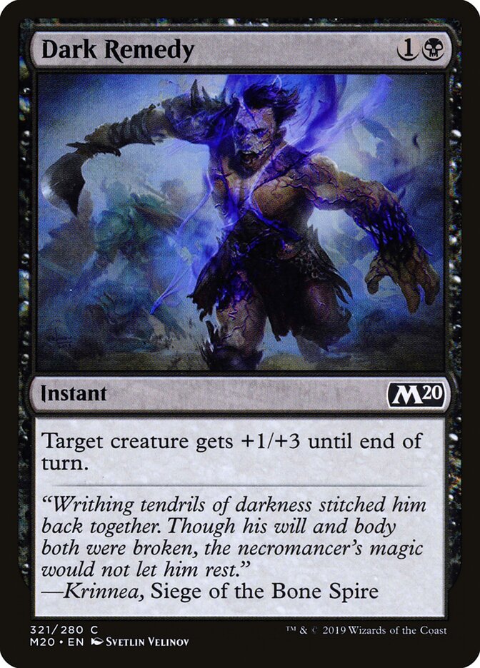Dark Remedy card front