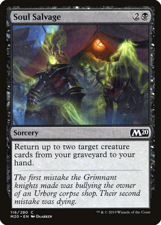 Soul Salvage card front