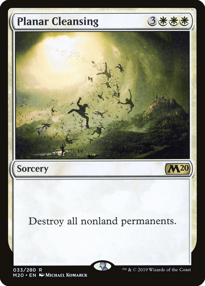 Planar Cleansing card front