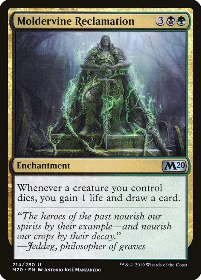 Moldervine Reclamation card front