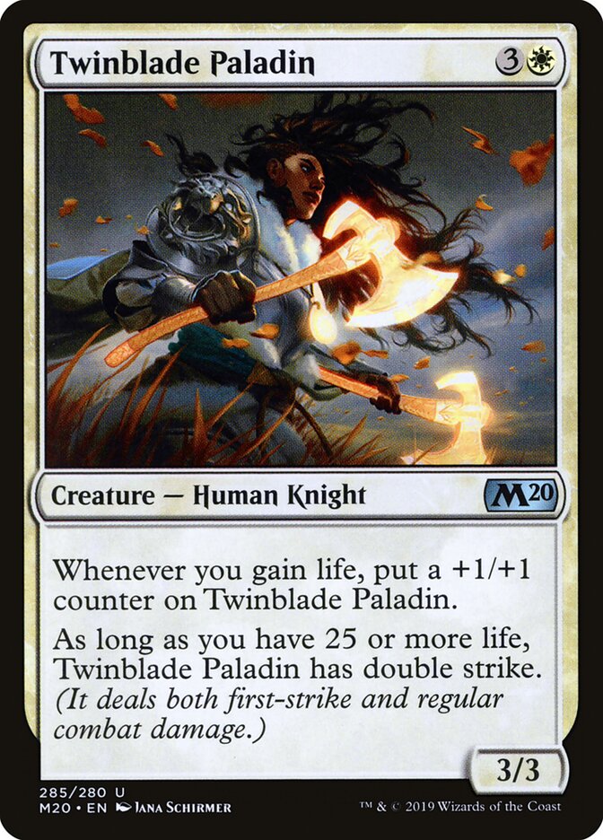 Twinblade Paladin card front