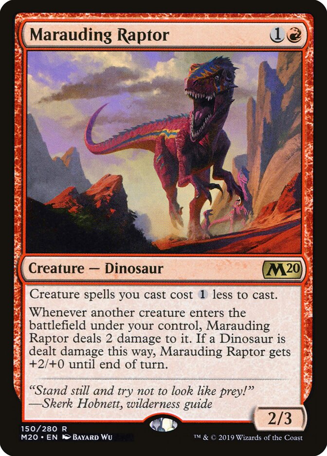 Marauding Raptor card front